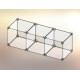 Cubo espositore in Plexiglas® 3x1