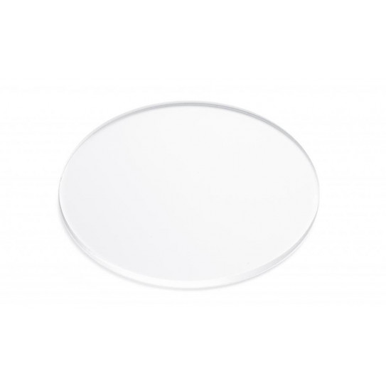 Disco in Plexiglas® trasparente incolore