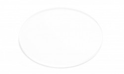 Disco in Plexiglas® bianco opalino