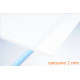 Plexiglas® bianco opalino 2 mm