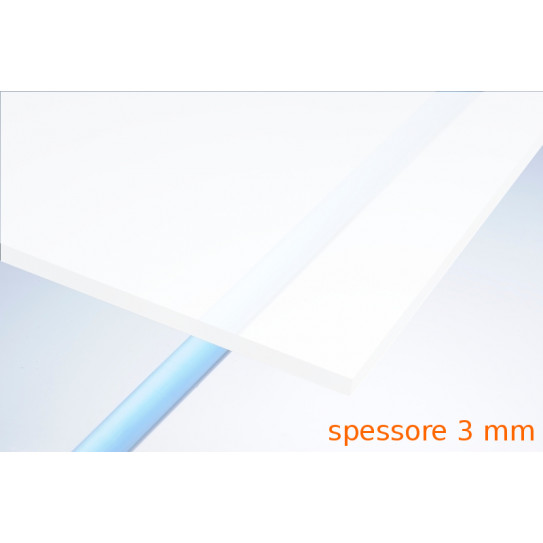 Plexiglas® bianco opalino 3 mm