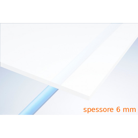 Plexiglas® bianco opalino 6 mm