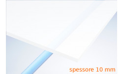 Plexiglas® bianco opalino 10 mm