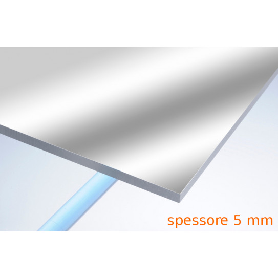 Plexiglas® specchio argento 3 mm