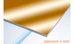 Plexiglas® specchio bronzo 3 mm