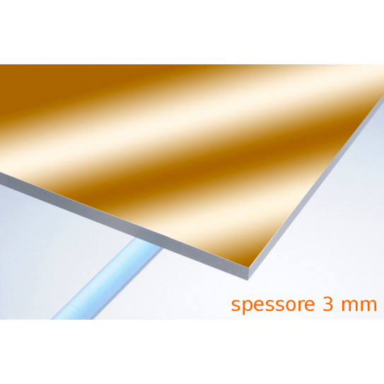 Plexiglas® specchio bronzo 3 mm