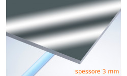 Plexiglas® specchio grigio 3 mm