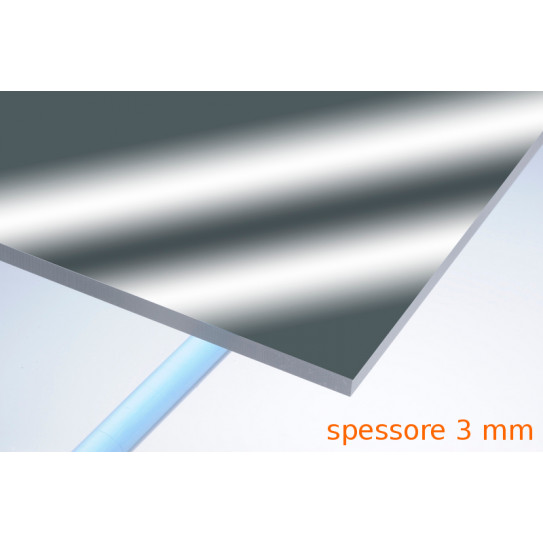 Plexiglas® specchio grigio 3 mm