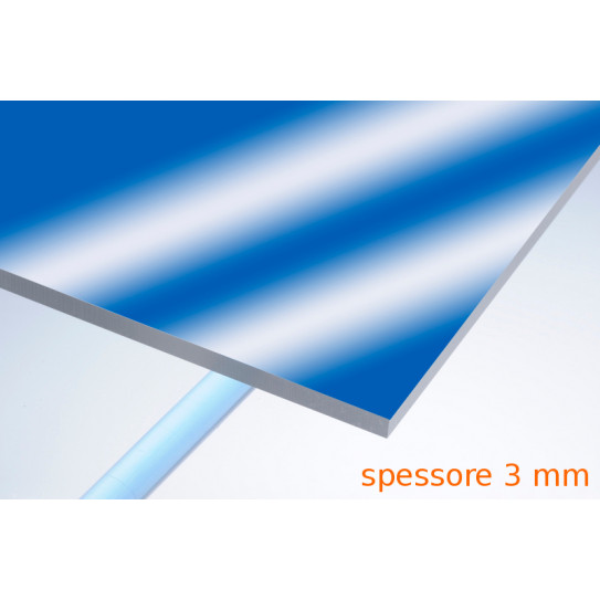 Plexiglas® specchio blu 3 mm