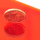 Plexiglas® specchio rosso 3 mm